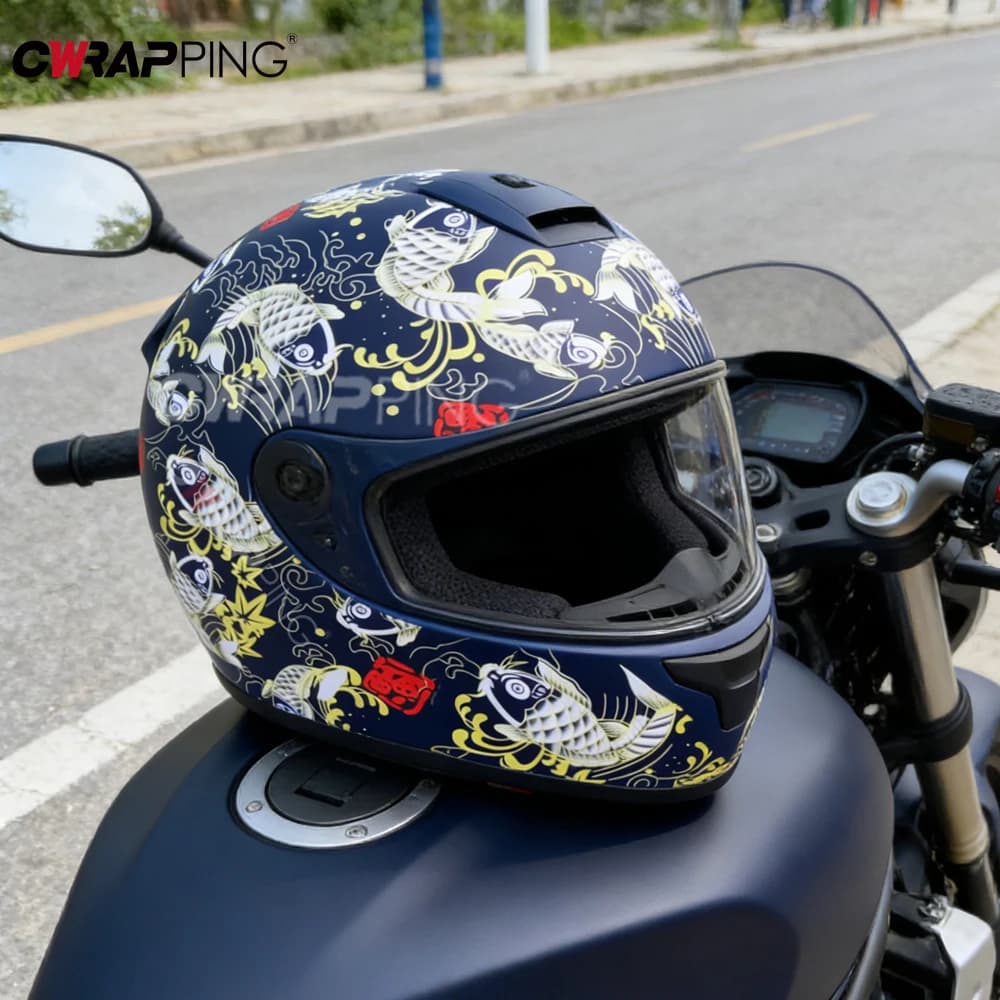 Camouflage Automotive Vinyl Car Wrap Full Body Motorcycles Self-adhesive Film Vinyl for Motorcycle Helmets Waterproof Paint Foil