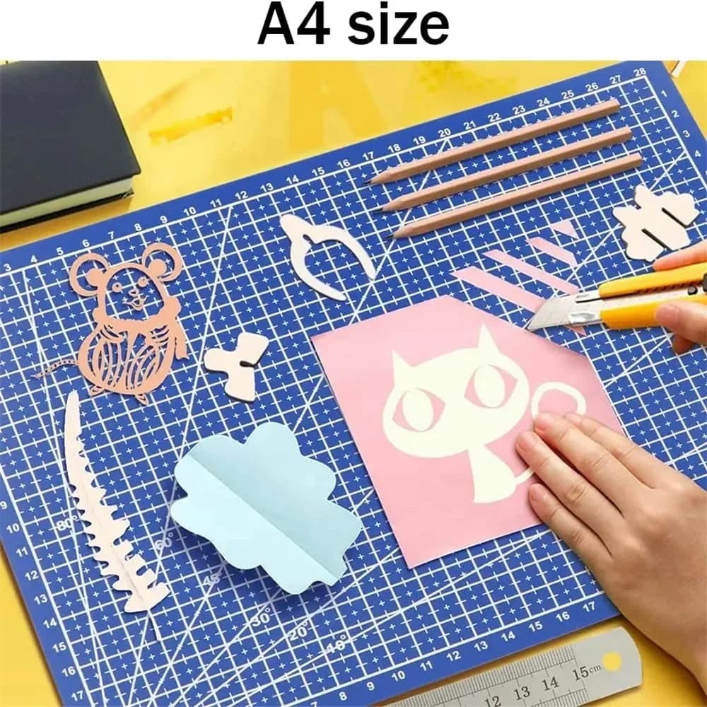A3 A4 A5 Tappetino da taglio in PVC Patchwork Tappetino da taglio per banco da lavoro Patchwork Cucito Manuale Coltello fai da te Incisione Tagliere in pelle