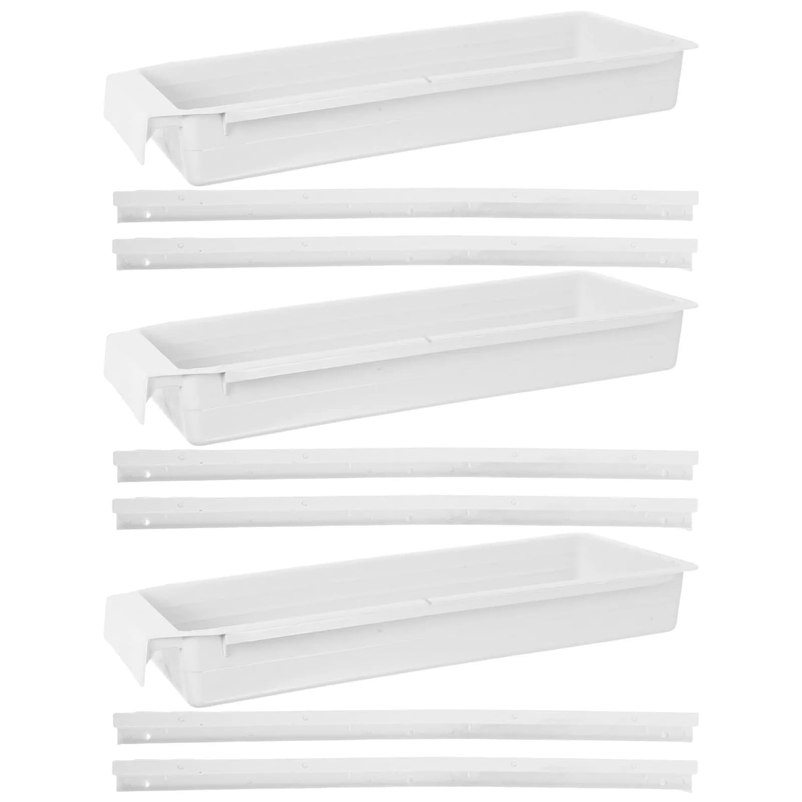 3 Sets Industrial Sewing Machine Table Drawer Box Storage Container Plastic Machine Drawer Organizer Sewing Drawer Rails