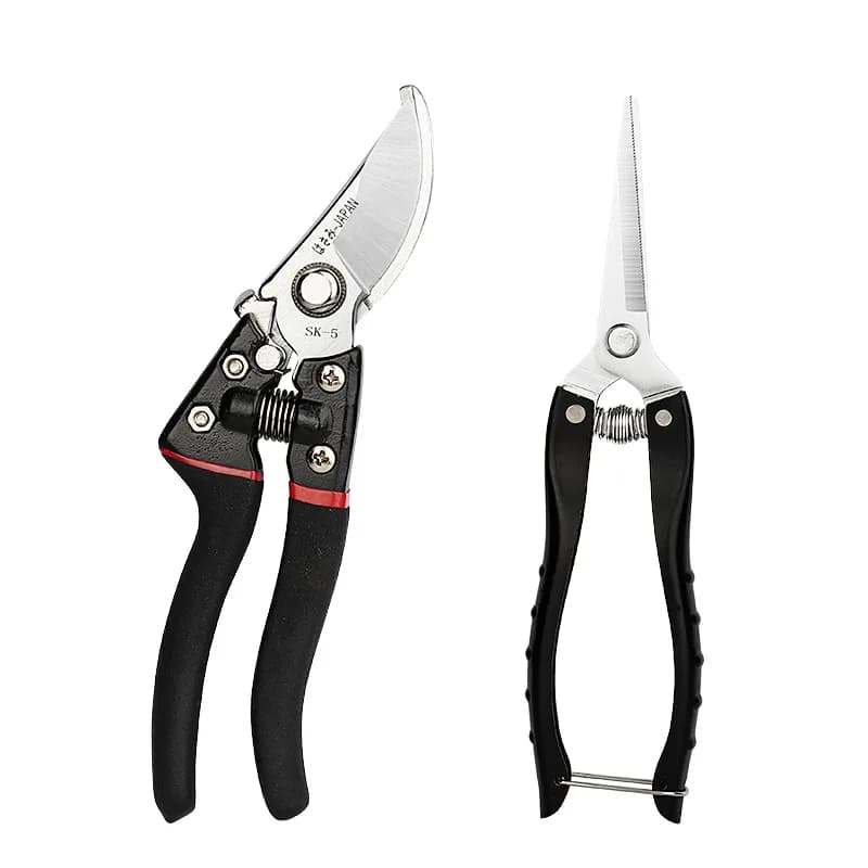 Gardening pruning shears, stainless steel scissors, coarse shears, pruning shears for grapes, shears for thickening