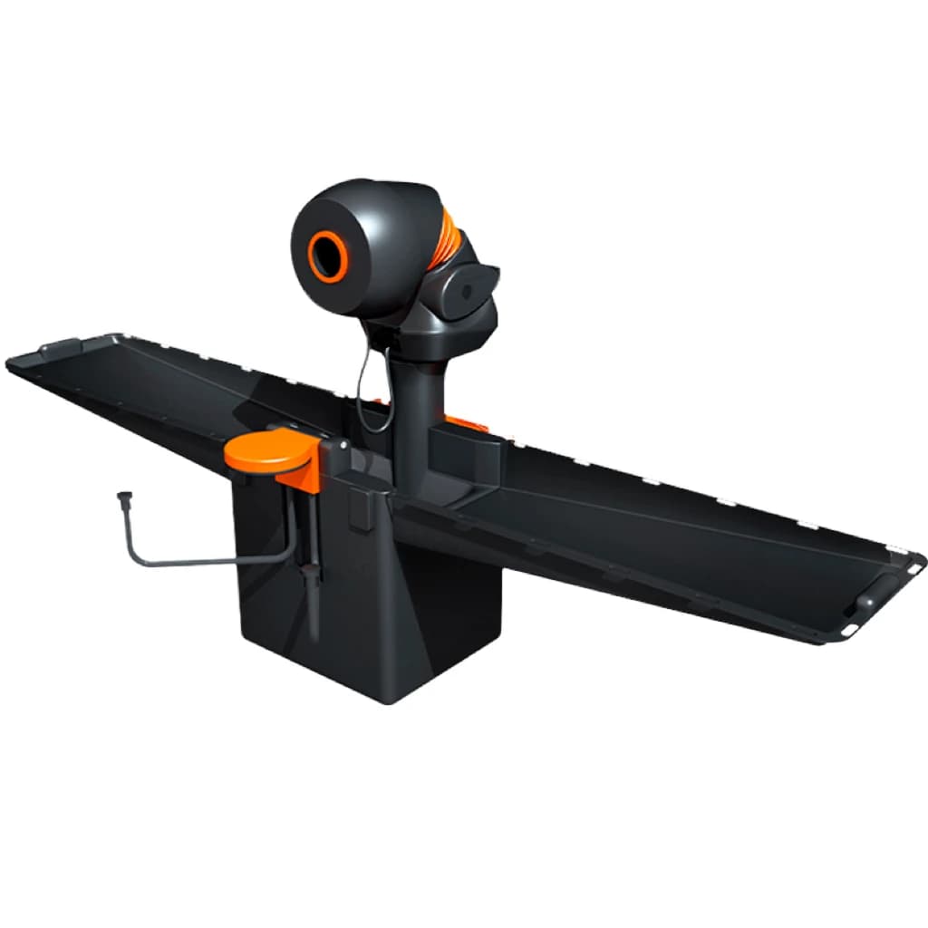 Macchina Intelligente per Palline da Ping Pong Pro Black Orange Edizione Esclusiva, Regolabile a 9 Angoli, Controllo tramite APP/Tablet