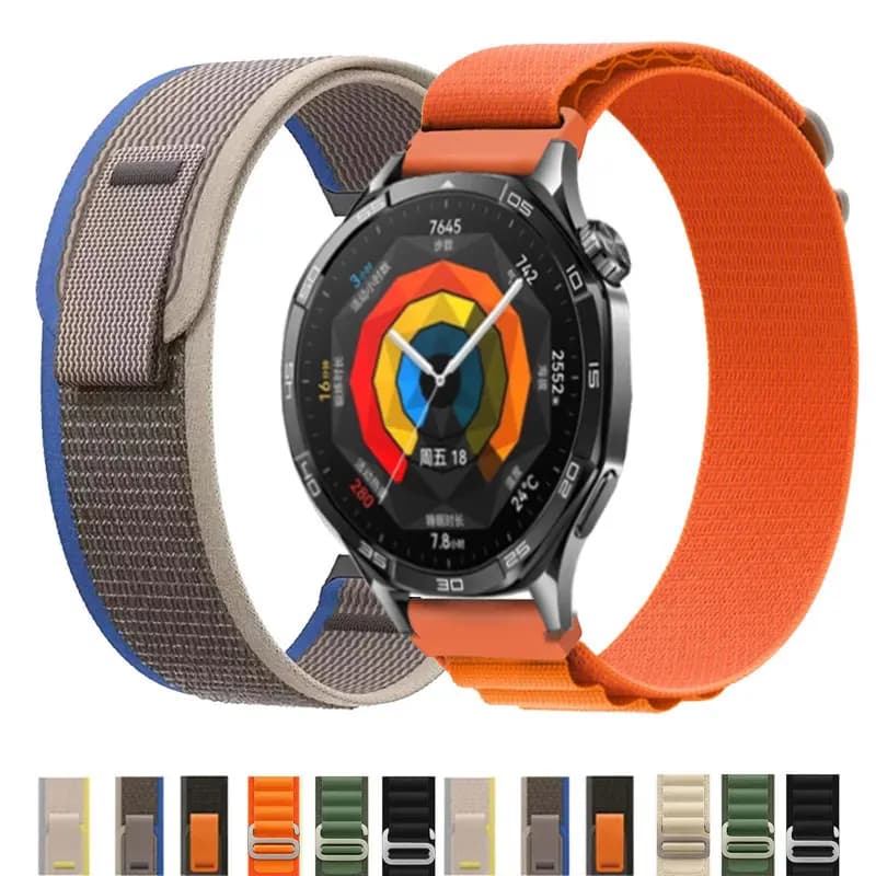 Trail Loop Strap For Huawei GT5 4 3 2 46mm Bracelet GT2 3 5 Pro 2e nylon Alpine 22mm Band For Huawei Watch 3/4 2 3 4 Pro 46mm