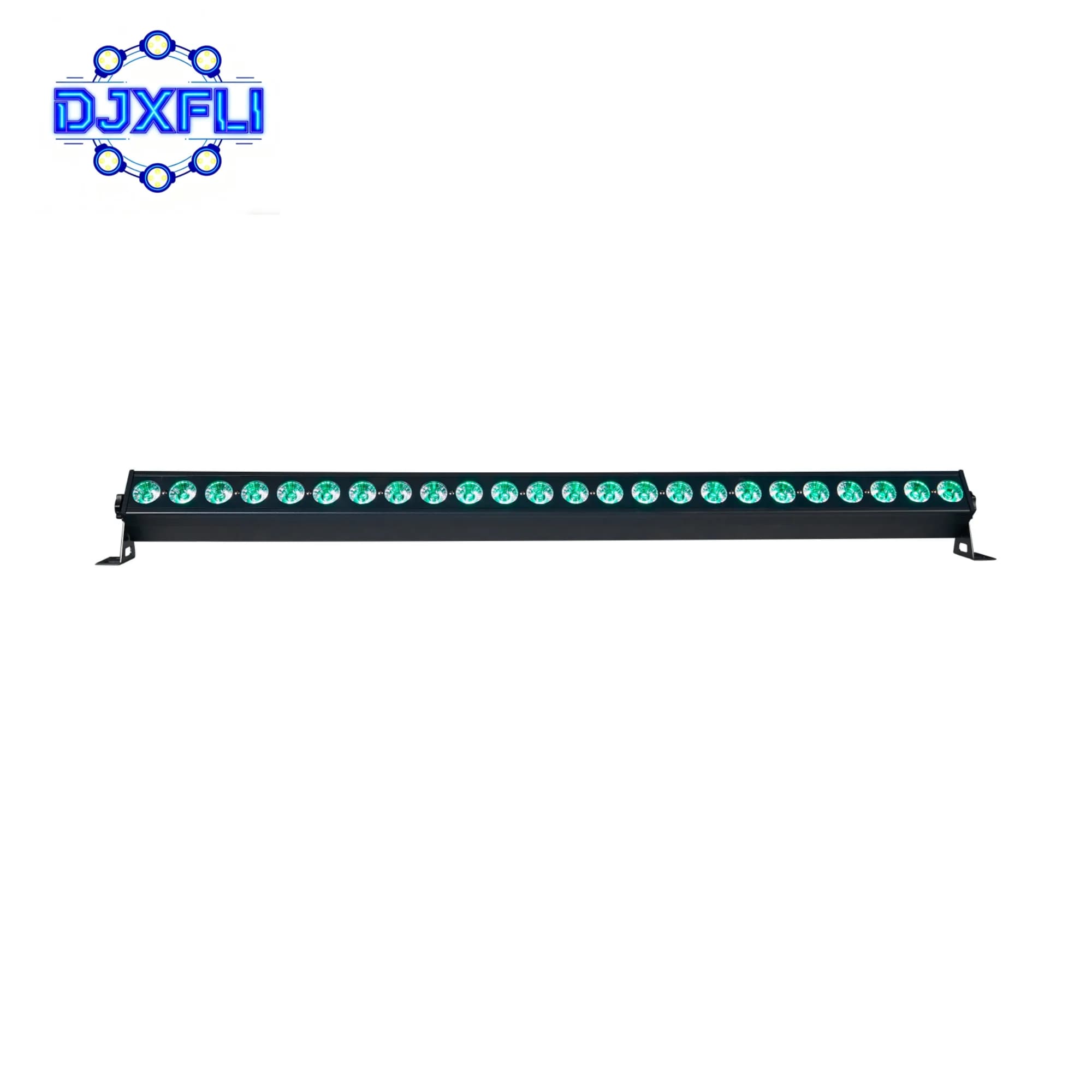 Luci LED 4IN1 da 24 Pezzi per Illuminazione a Parete, Strisce LED Programmabili Multicolore per Palcoscenico, DJ, Discoteca, Karaoke, Decorazioni per Feste