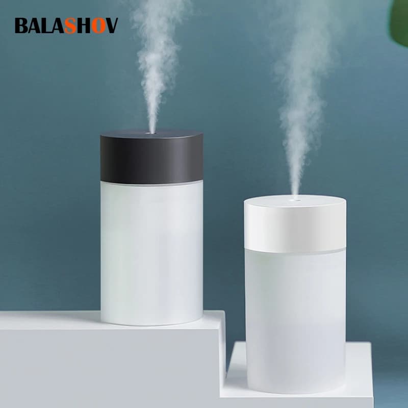 Umidificatore ad ultrasuoni USB 260ML lampada a LED Mini diffusore di olio essenziale purificatore per auto Aroma anione nebulizzatore con luce romantica