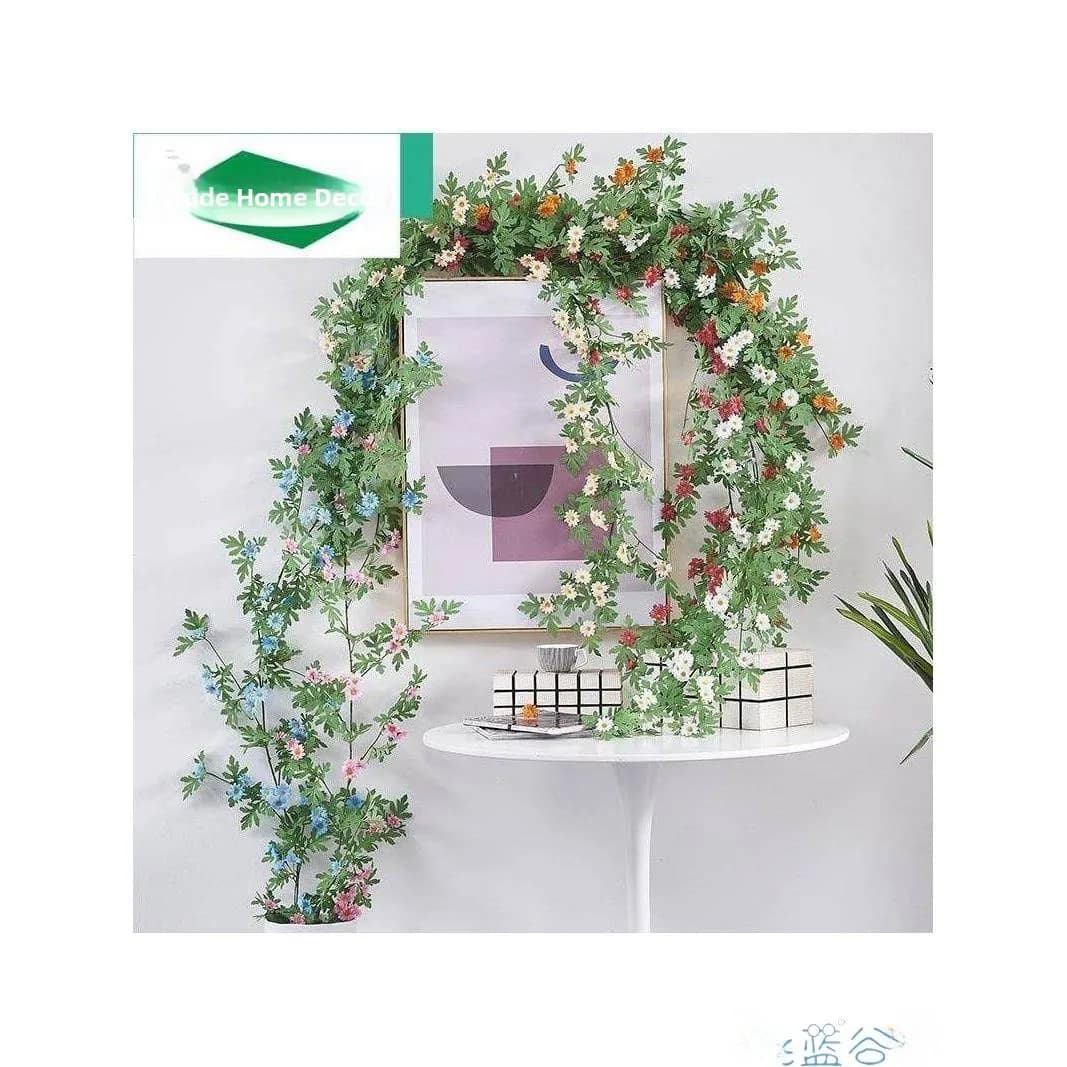 Screws of artificial flowers from inside shaped like daisy for decoration and winding of air conditioner tubes, decorative vegetable strip.