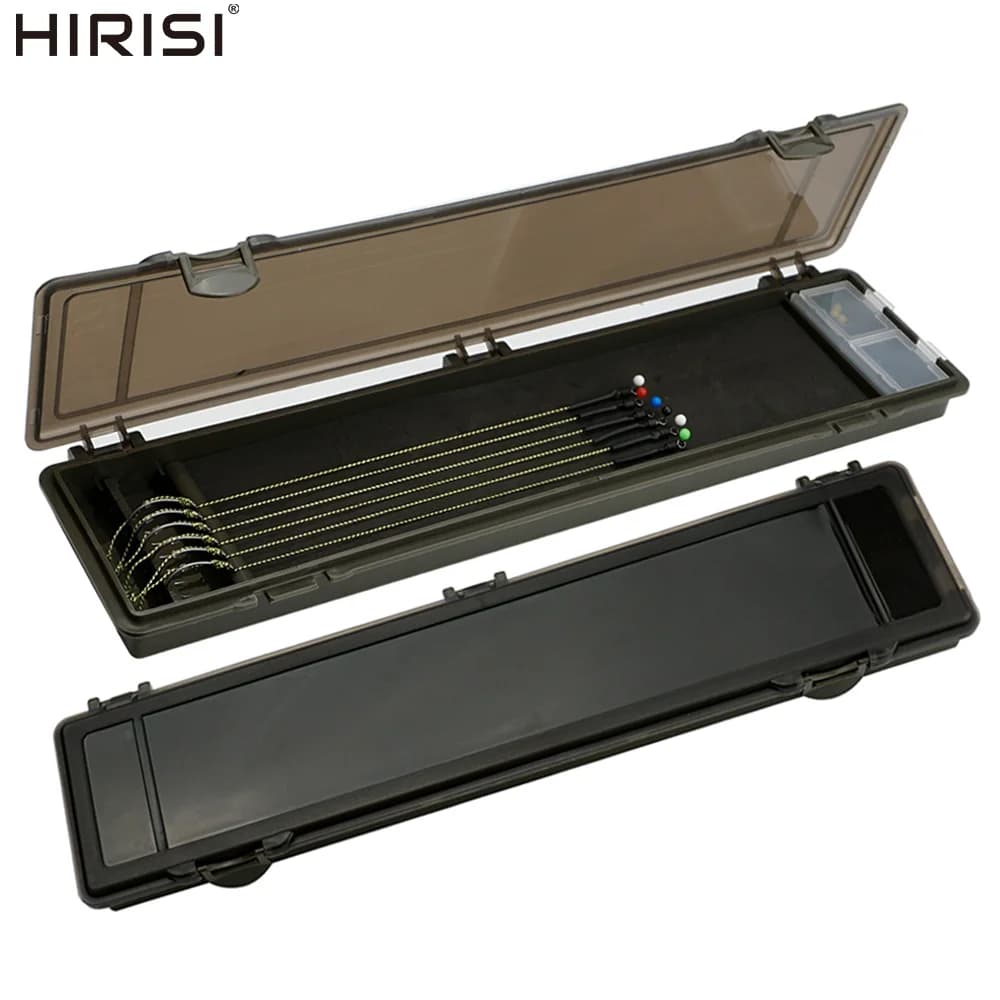 Hirisi Carp Fishing Equipment Box with Rigid Hair Equipment Board and Portfolio for Hair Equipment and Carp Terminal Equipment