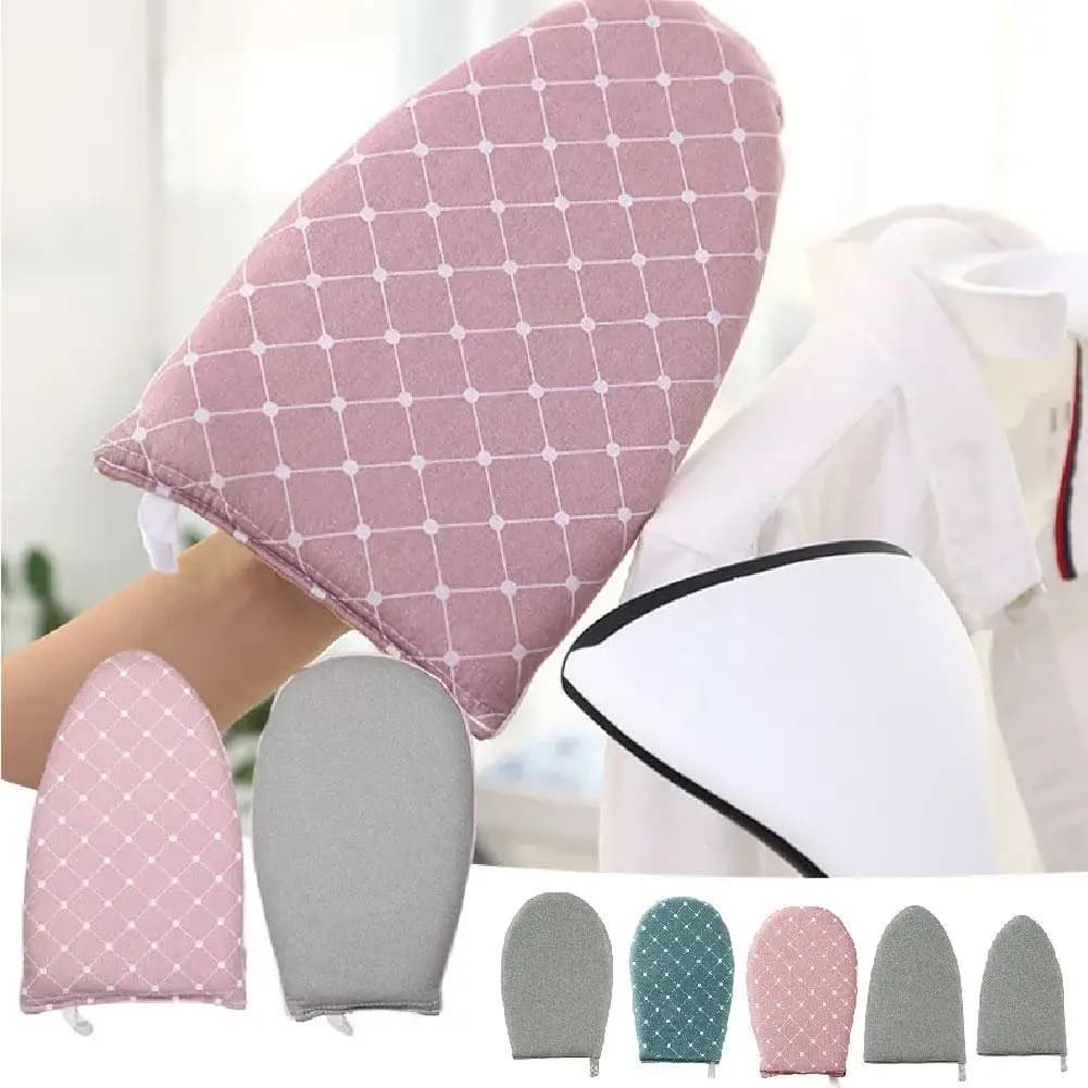 Mini asse da stiro portatile vestiti resistenti al calore indumenti da stiro a vapore guanti prodotti per il bucato portatili isolati per la casa