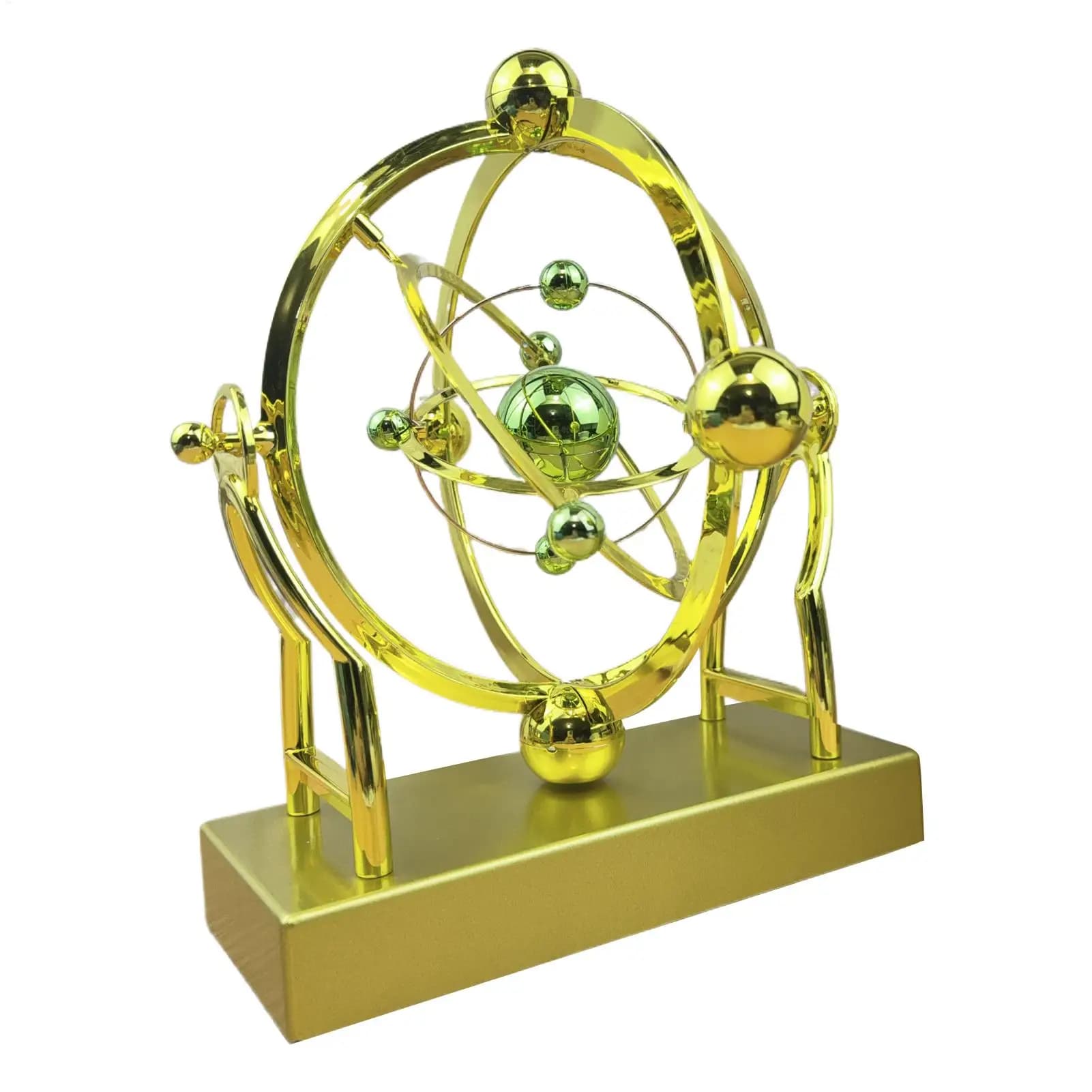 Modello di orbita celeste rotante Macchina a movimento perpetuo Giocattolo da scrivania Gadget scientifico educativo Decorazioni per l'home office Regali per l'astronomia