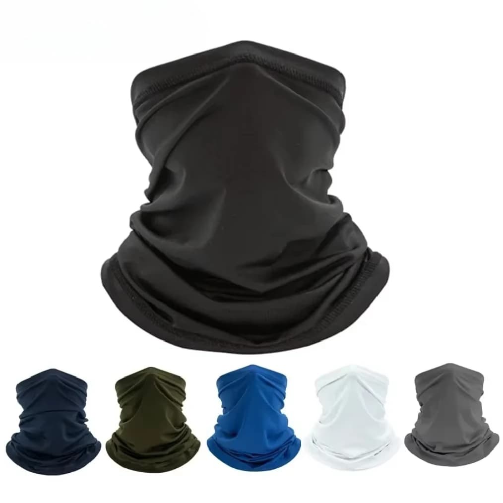 Scaldacollo Multifunzione da Esterno: Bandana, Balaclava, Scaldacollo, Protezione Solare Antivento per Ciclismo, Moto, Pesca - Sciarpa da Uomo