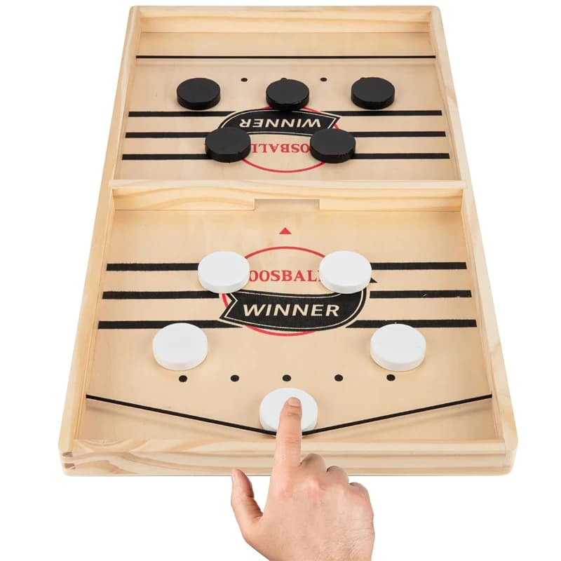 Gioco da Tavolo Veloce Sling Puck: Calcio Balilla per Due Giocatori, Gioco da Tavolo per Adolescenti, Bambini, Adulti, Interazione Genitore-Figlio, Divertimento per Feste in Famiglia