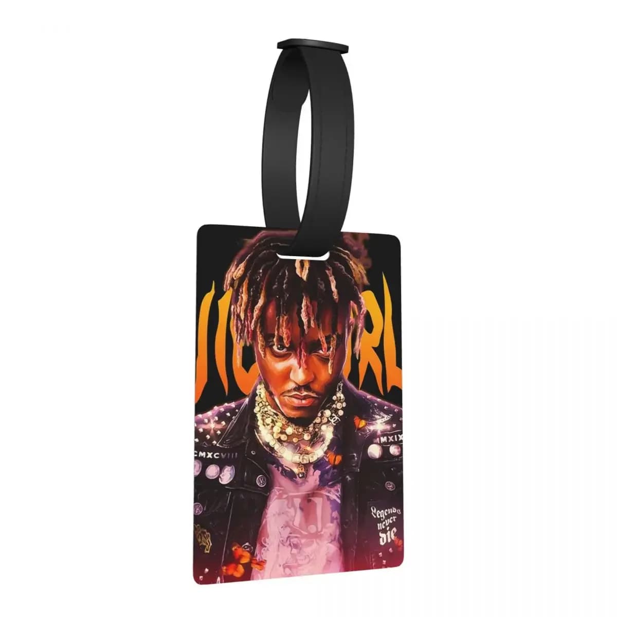 Juice Wrld Streetwear Etichette per bagagli Accessori per valigie Viaggio Bagagli portatili Etichetta per imbarco Porta etichette ID Nome Indirizzo
