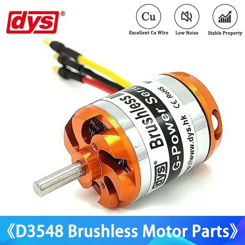 DYS D3548 790KV 900KV 1100KV ESC Motori Brushless Parti Metalliche 3548 Motore Per RC Elicotteri Ad Ala Fissa Accessori Giocattolo Acc