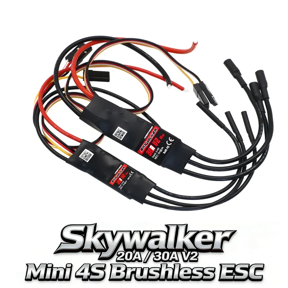 Hobbywing Skywalker 20A 30A V2 Mini 4S ESC Brushless con UBEC per Aeromodelli RC FPV ed Elicotteri