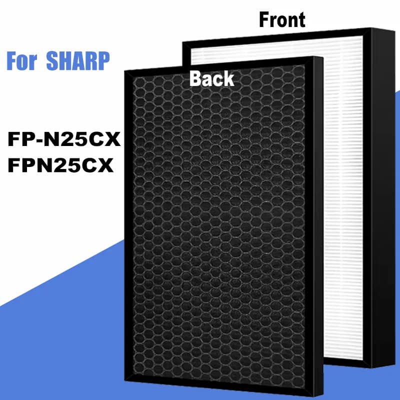 FZ-N25HFU FZN25HFU sostituzione filtro a carbone attivo combinato Hepa per purificatore d'aria Sharp FP-N25CX FPN25CX