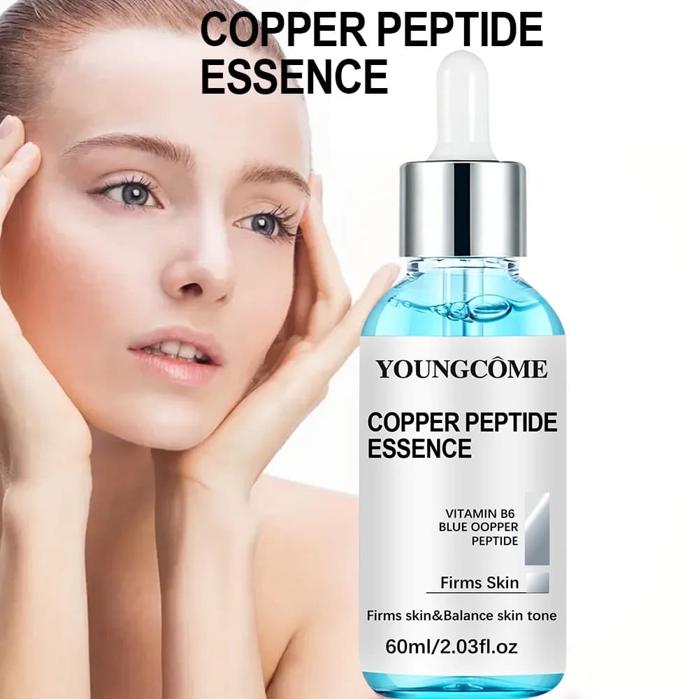 1/2/3pcs Blue Copper Peptide Serum with Vitamin B6 - Skin Firming & Tone Balancing Facial Treatment for Daily Care