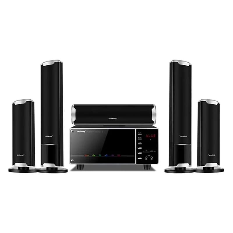 Set di Altoparlanti 100W 5.0 Bluetooth, Sistema Audio Surround 5.1 con Subwoofer per Casa, Soggiorno e KTV