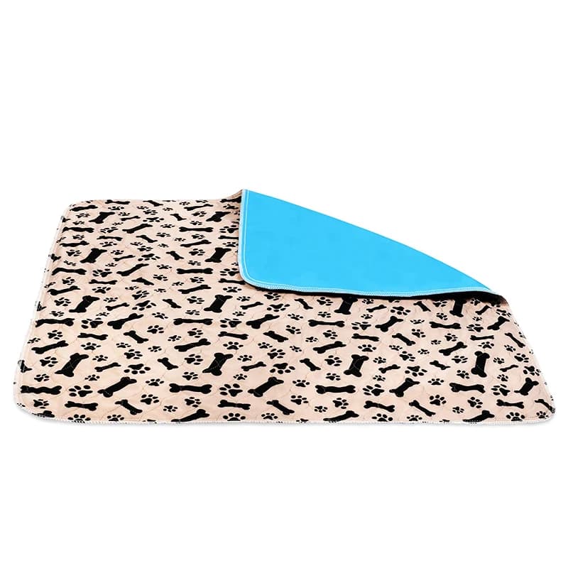 ZK20 riutilizzabile Pet urina Pad lavabile cane gatto pannolino stuoia 3 strati assorbenti cani pannolini Pad osso zampa stampa per divano letto pavimento