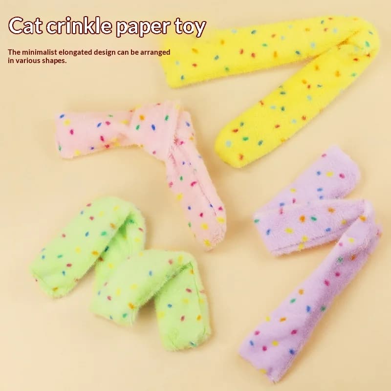 Animale domestico Piega Giocattolo stridulo Striscia lunga Giocattoli per animali da masticare Morbido peluche Giocattoli per cani Giocattoli per gatti Gioco interattivo Resistente ai morsi Divertimento durevole per