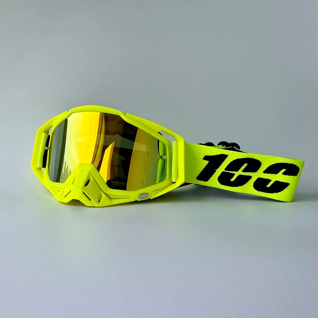Hot 100 Men's Motorcycle Glasses Motorcycle Glasses MX Helmet Moto Dirt Bike ATV Ski Outdoor Sports Glass Scooter Googles Mask