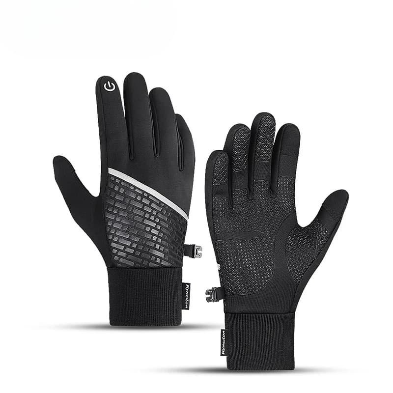 Kyncilor Guanti invernali Touchscreen caldo Guanti da ciclismo con dita intere Guanti sportivi impermeabili Bici Sci Motociclismo