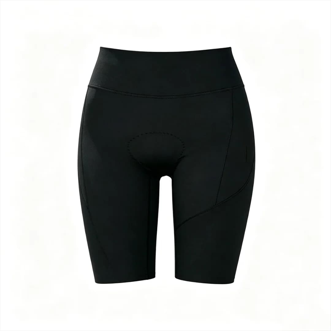 Cycling Shorts High Waist for Unisex - Stretch and Airflow Fabric Bike Bib Shorts for Summer Road and Mountain Use