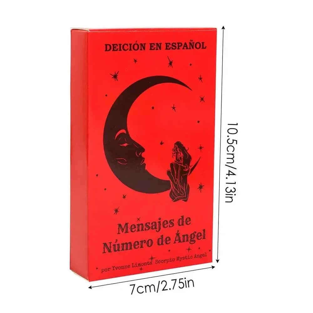 Messaggi con numeri angelici Carte dei tarocchi Fortune Telling Carte Oracle Divinazione del destino Mazzo dei tarocchi Festa in famiglia Gioco da tavolo Gioco da tavolo