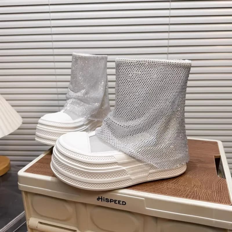 Nuove Scarpe da Donna 2026: Stivali Estivi in Rete Traspirante, Stivaletti alla Moda con Plateau, Scarpe di Lusso Firmate, Botas Mujer