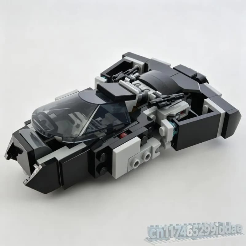 101PCS Sci-Fi Battle Cruiser Warship Model Building Blocks MOC Creative Space Vehicle DIY Assembly Educational Toy Display Gift