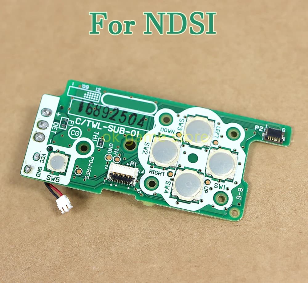 Sostituzione per scheda pulsanti NDSI ABXY con cavo On Off Scheda interruttori di alimentazione con cavo per parte di riparazione del controller Nintend DSI