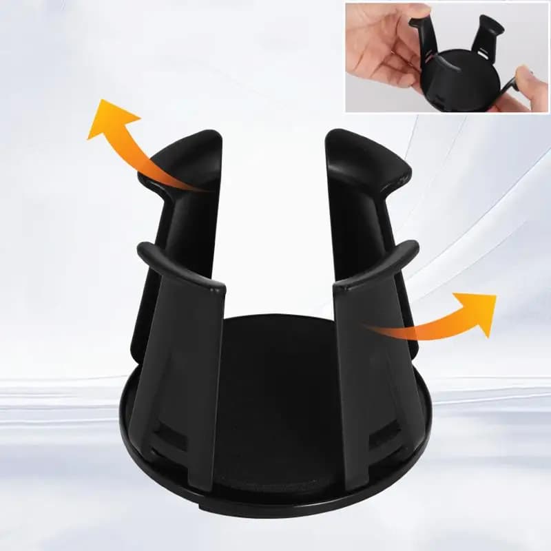 Multifunction Car Drink Cup Bottle Holder Bottle Holder for Adhesive Cup Car Holder Interior Accessories Car Black