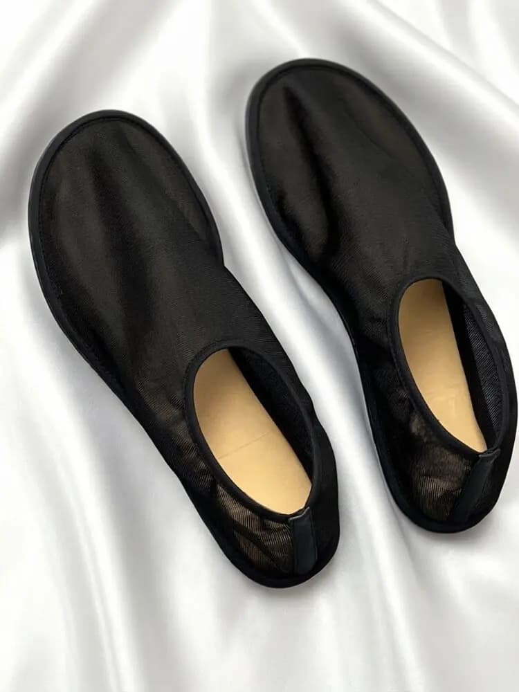 Scarpe Basse da Donna Traspiranti in Air Mesh, Stile Ballerina, per Camminata Estiva, Modello Star, Comode per il Tempo Libero, Nuove Scarpe da Barca di Lusso Firmate