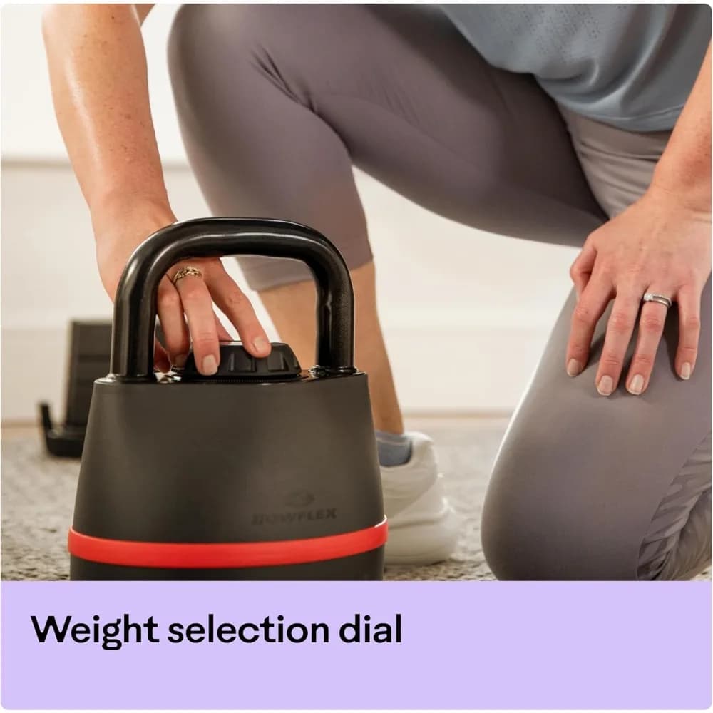 Kettlebell Regolabile 40 libbre (18 kg) Stile SelectTech 840 per Allenamento, Spedizione dagli Stati Uniti