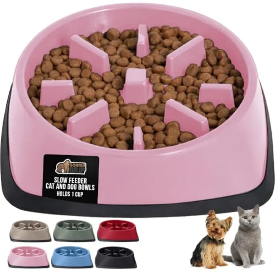 ® Ciotole per Cani a Lenta Alimentazione Senza BPA Brevettate, Giocattolo Interattivo a Puzzle per Addestramento e Arricchimento Alimentare di Cani e Gatti, Mantiene gli Animali Domestici Occupati