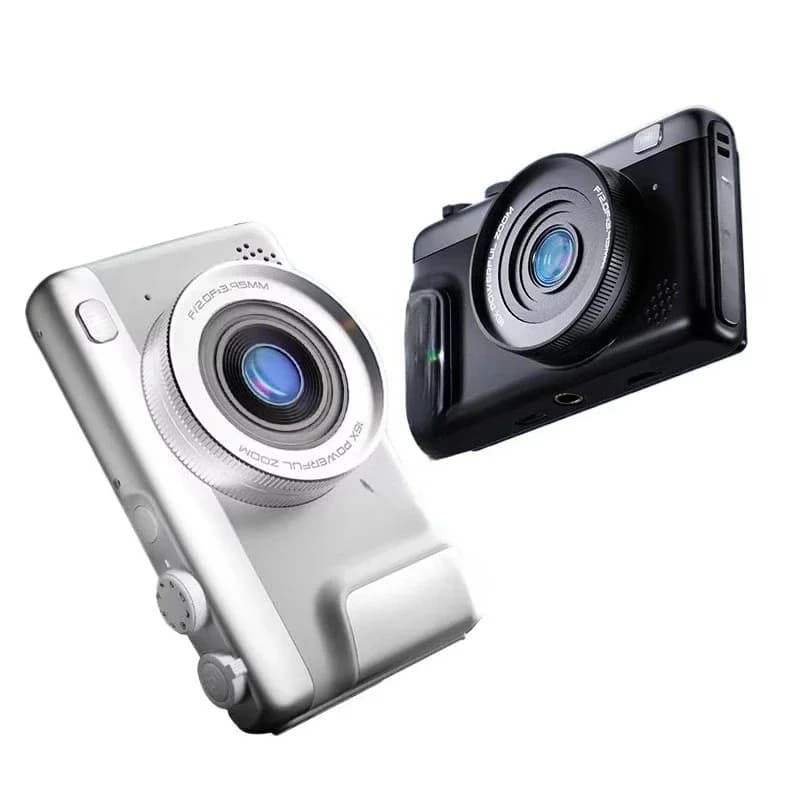 Nuova fotocamera Pro Camera compatta 4K con sensore obiettivo zoom e scheda di memoria SD per un'acquisizione ricca