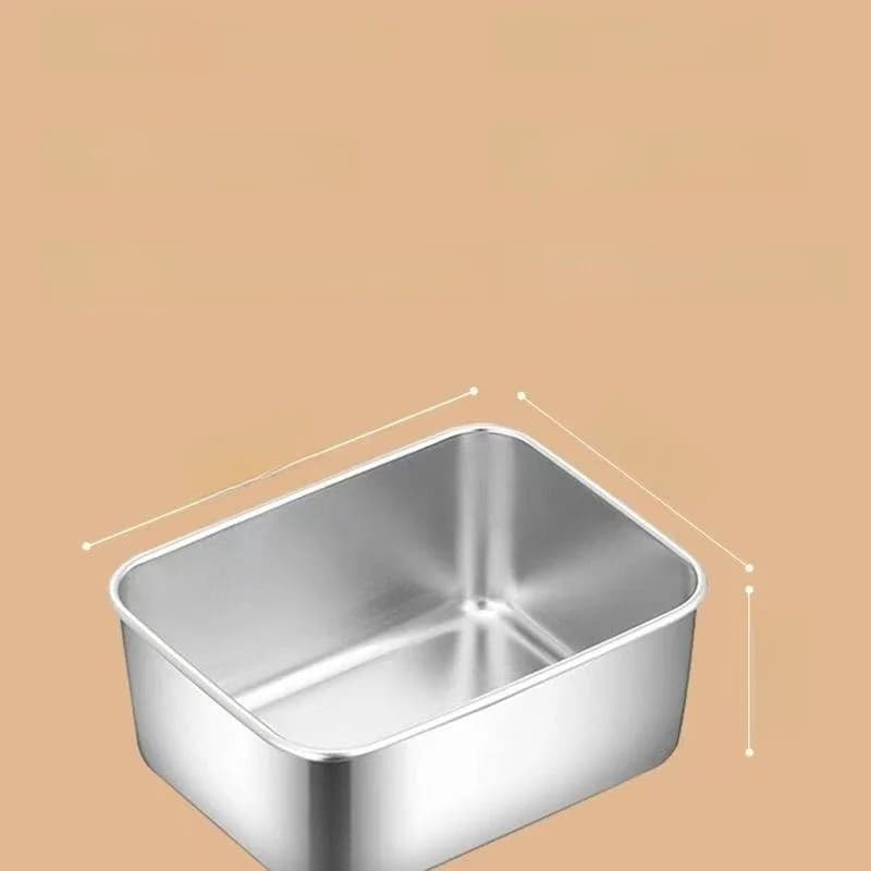 Stampo da forno in acciaio inossidabile per alimenti, antiaderente, per carne, per uso commerciale, utensile da cucina