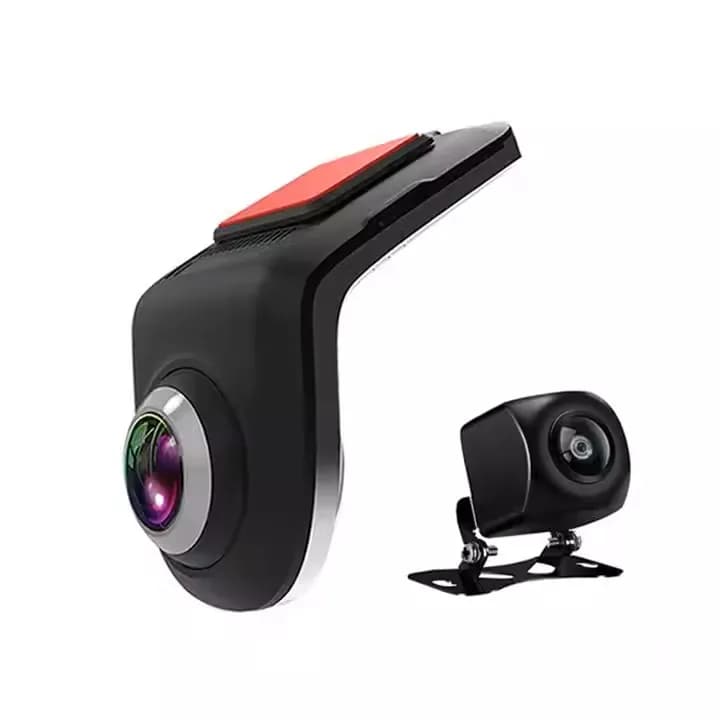 HONGTONG 1080P Dual Lens Full HD Dash Camera Smart wide-angle video recorder Dash Cam USB Metal Car