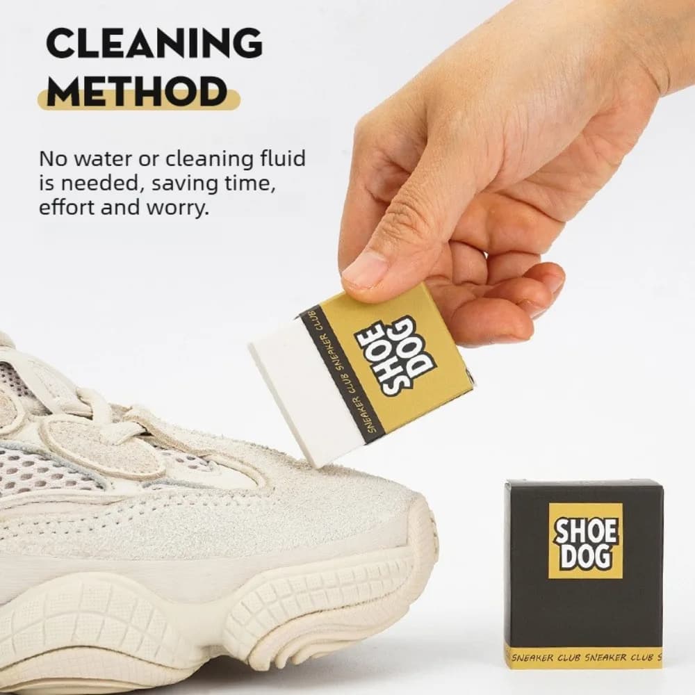 Spazzola per Pulizia Scarpe Senza Acqua, Gomma Detergente per Macchie su Sneaker, Strumento per Scarpe Bianche, Accessori per la Pulizia Domestica delle Calzature