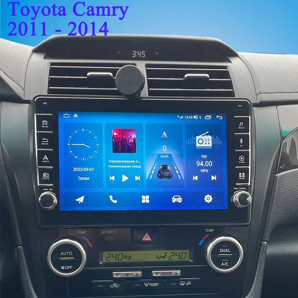 8G + 128G 8Core Android 14 Autoradio Audio Multimediale DVD Cassetta Per Toyota Camry 2011 - 2014 Auto Stereo Video Lettore Musicale DSP
