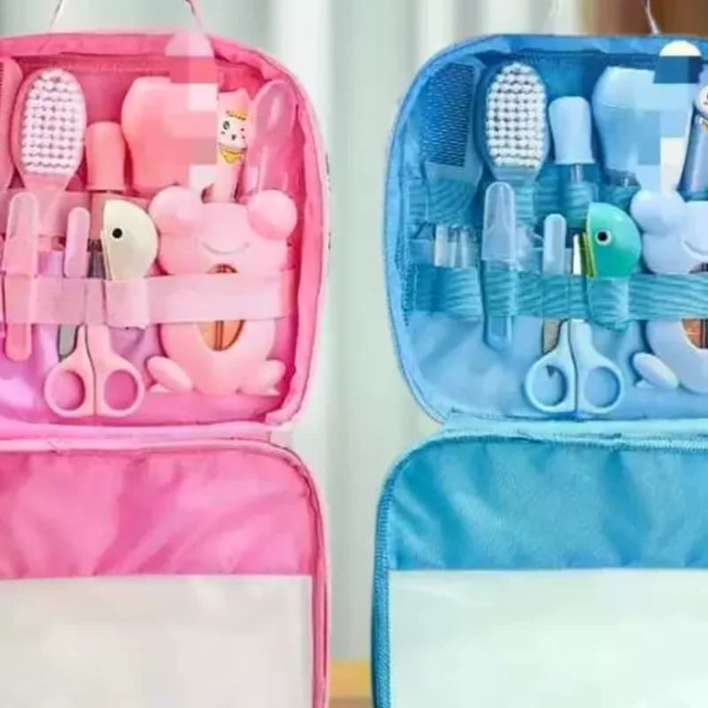 13 pezzi pettine per toelettatura kit per la cura del bambino strumento portatile per toelettatura set per la cura delle unghie