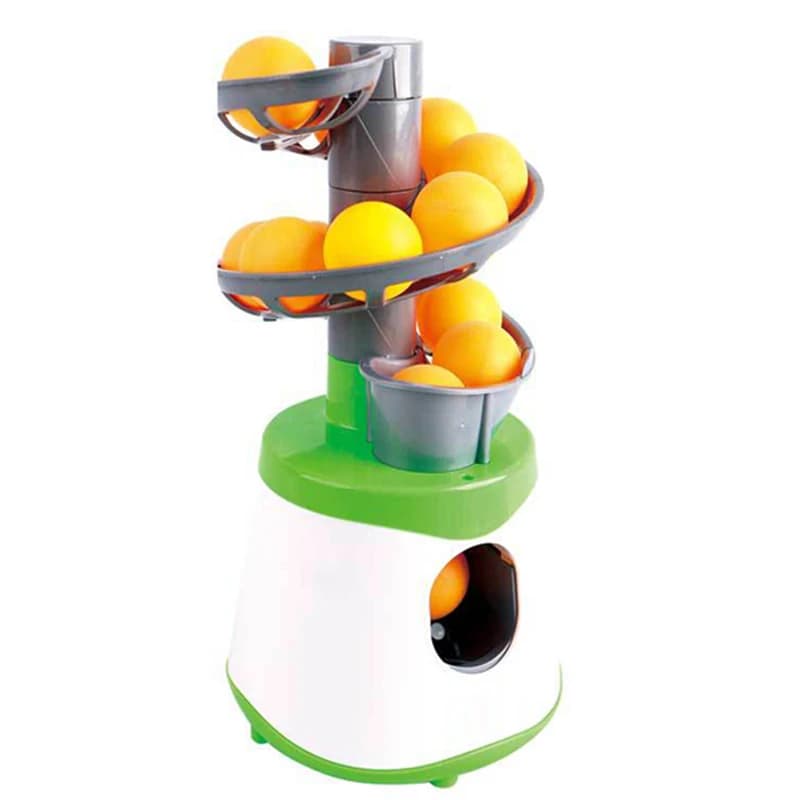 4 * Batteria AA Mini Ping Pong Robot Servizio Lanciatore Macchina Trainer Adulto Bambino Sport Gioco Regalo Racchetta Sport 40 + Ping Pong Ball
