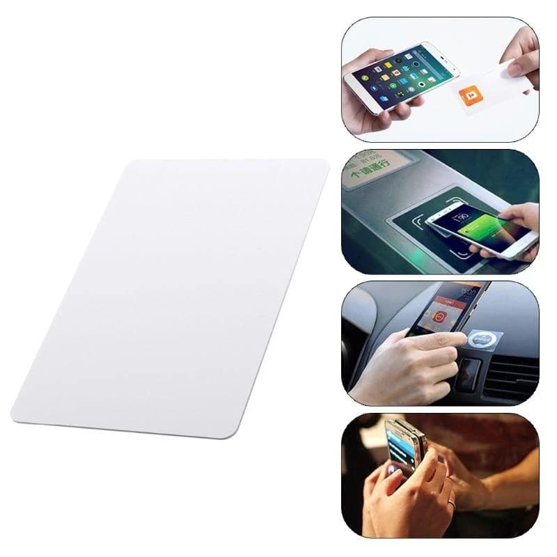 HX6A Carte in PVC bianco NTAG215 Tag stabili 540 byte Lettura veloce Facile da usare 10PC
