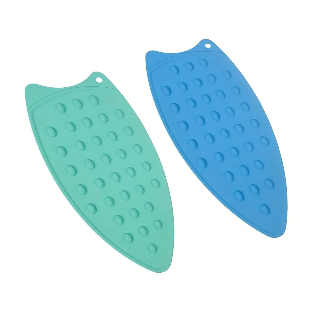 2 Pezzi Tappetino Isolante in Silicone Resistente alle Alte Temperature, Antiscivolo, Protezione da Calore per Asse da Stiro