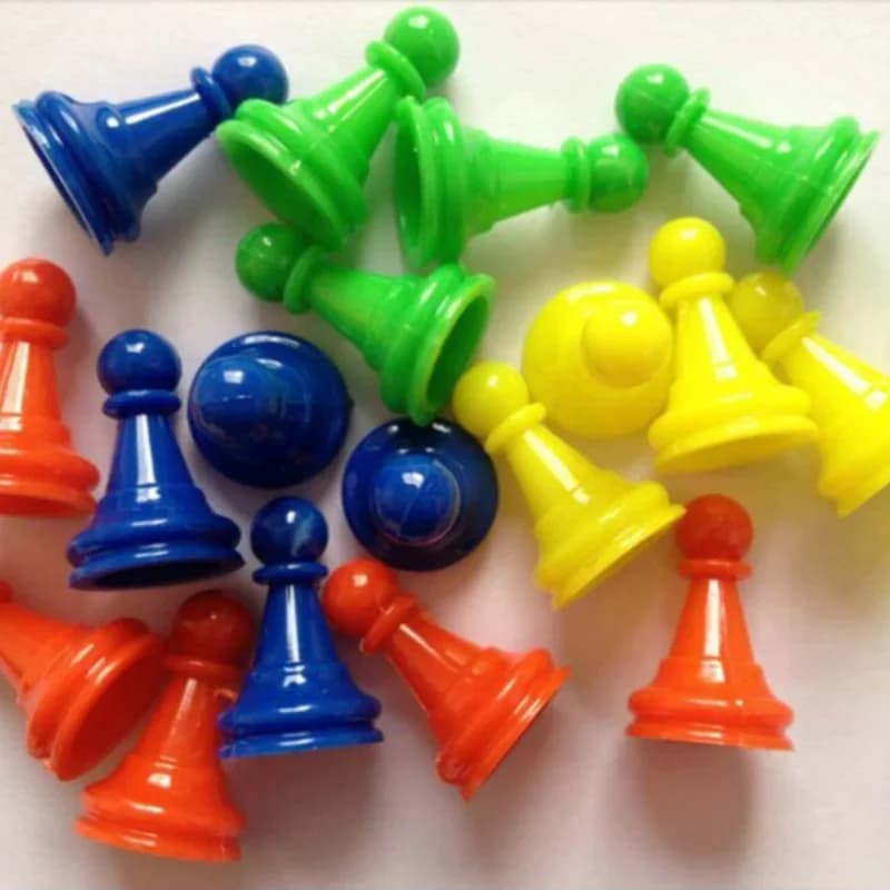 100 pz/set dama cava del commercio estero per bambini, pezzi di gioco di vendita caldi, accessori colorati