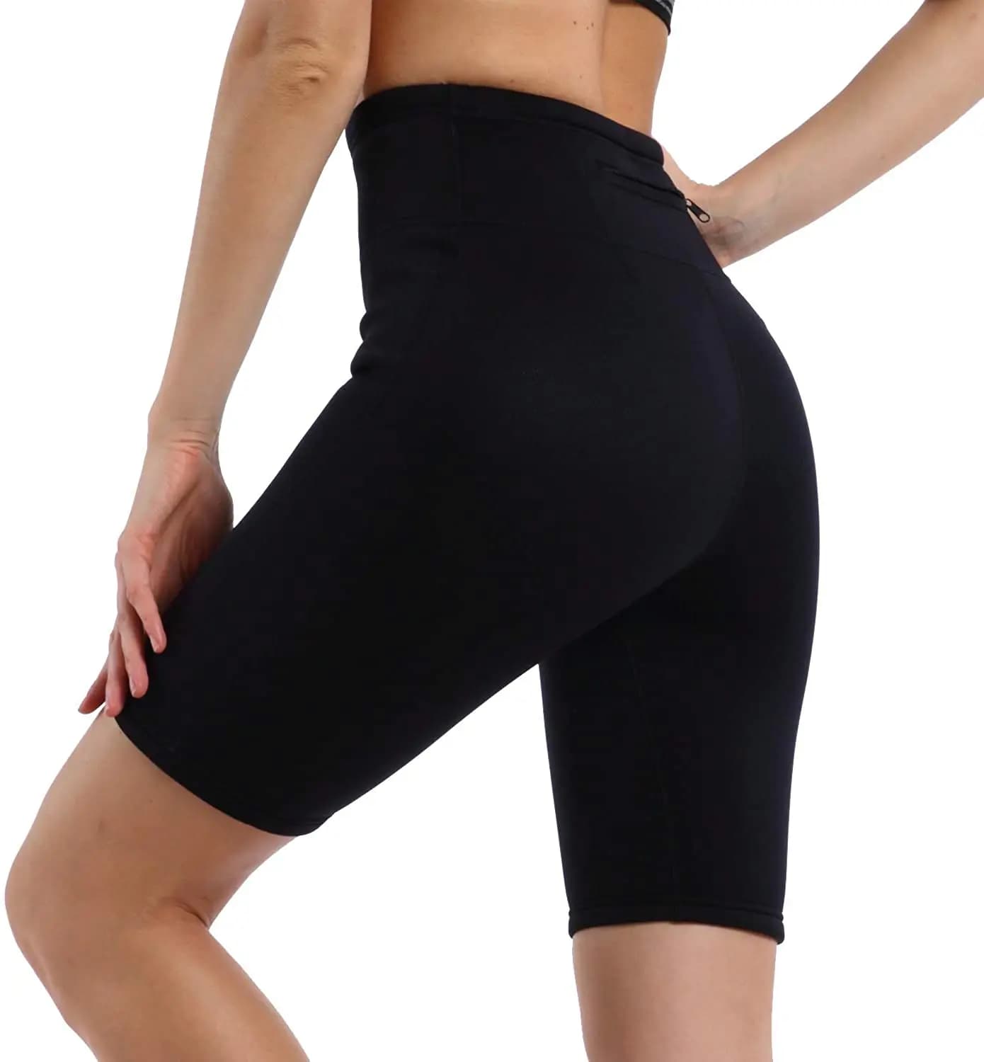 Pantaloncini da donna in Neoprene da 2mm nero solido tenere al caldo adatto per immersioni surf aerobico nuoto sport acquatici freddi Sauna sudore