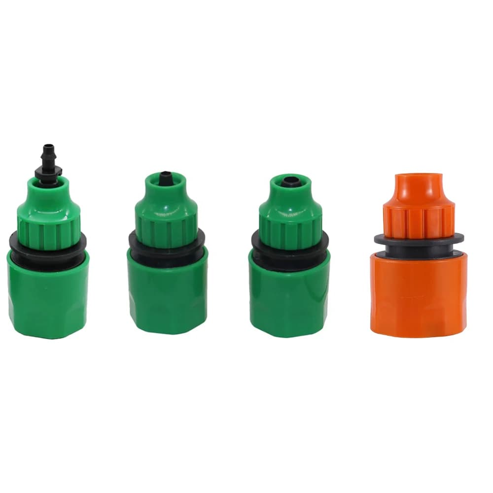 Quick coupling adapter with 4/7 mm 8/11 mm flexible pipe connector for quick plastic connector kit for garden irrigation Joint for pipe