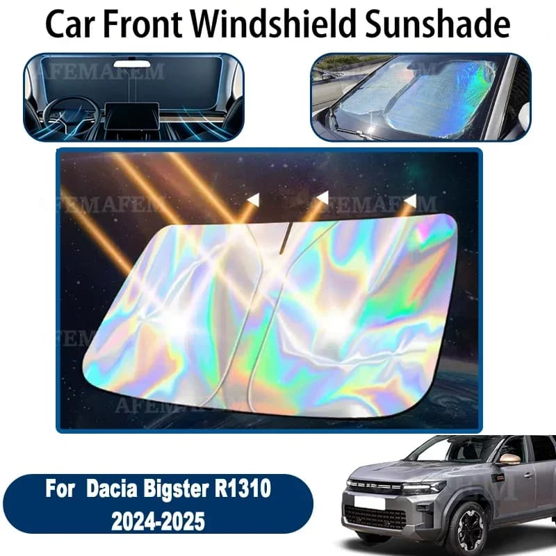 Foldable Windshield Sun Shade UV Reflective Cover for Dacia Bigster 2024-2025