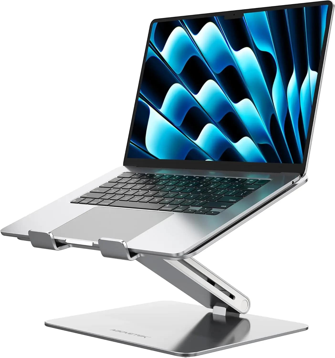 Supporto per Laptop, Rialzo Portatile Regolabile per Computer, Supporto Ergonomico in Alluminio per Notebook da Scrivania, Compatibile con MacBook