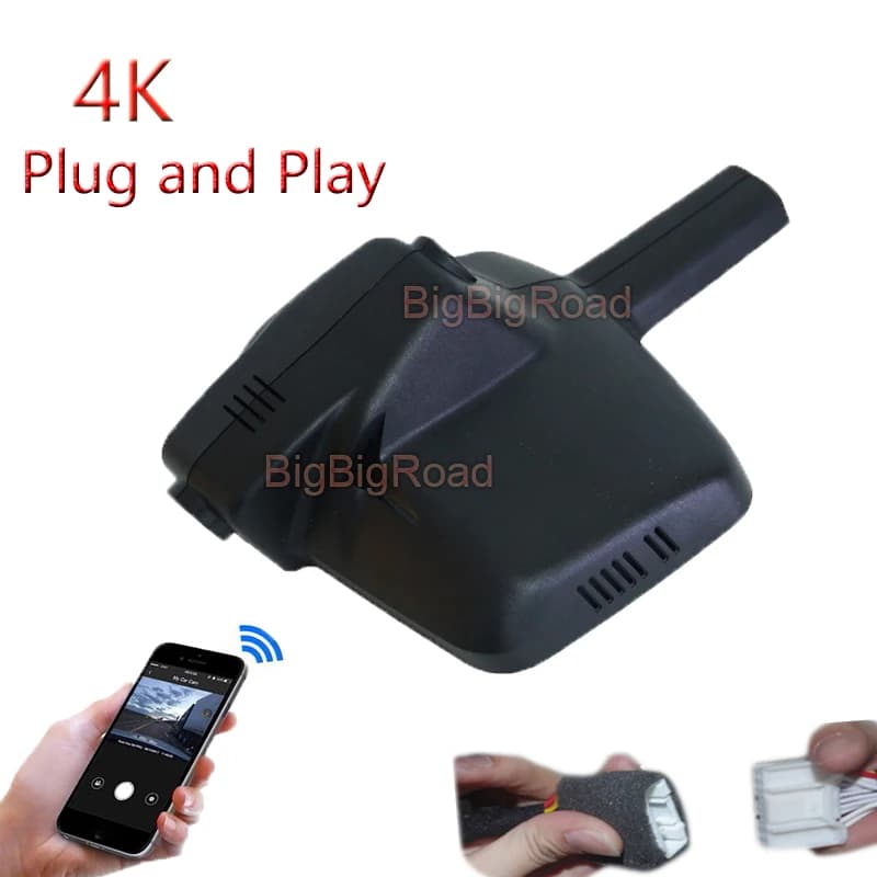 4K Plug And Play videoregistratore per auto Wifi DVR Dash Cam doppia fotocamera scatola nera per Peugeot 308 408 2014 2015 2016 2017 2018 2019
