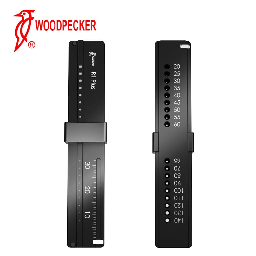 WOODPECKER R1 Plus Dental Endo Righello Strumento di misurazione della guttaperca ad alta precisione Scala di misurazione dell'asse autoclavabile per endodonzia