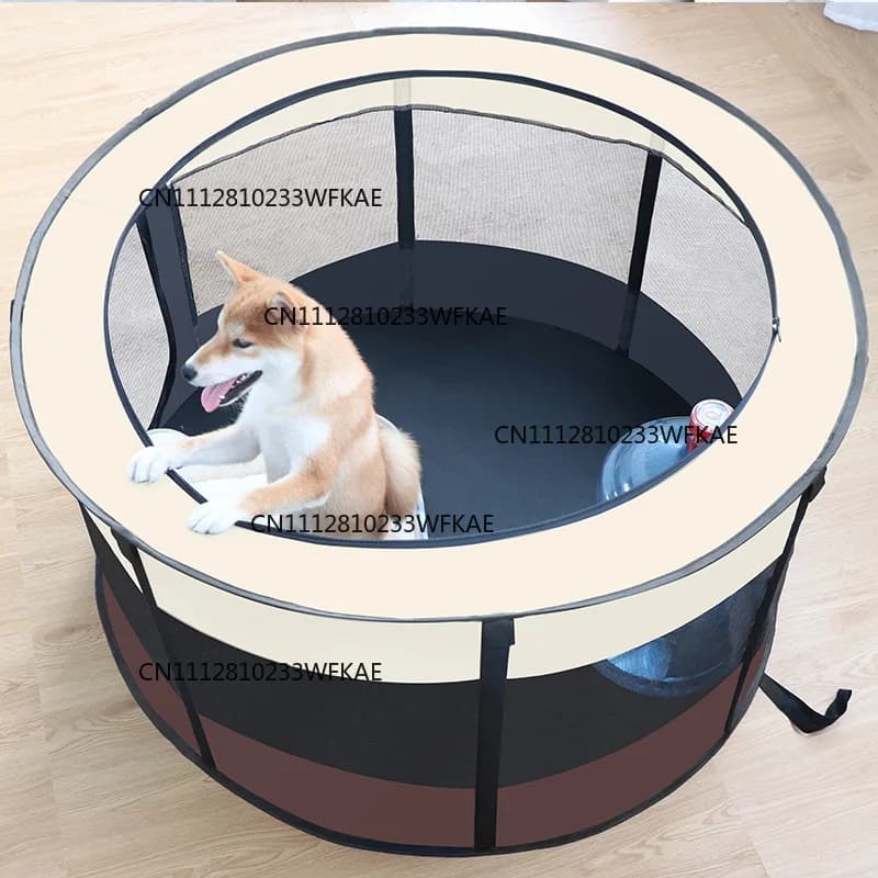 Pet dog litter dog fence foldable enhanced version scratch-resistant cat dog tent cat delivery room